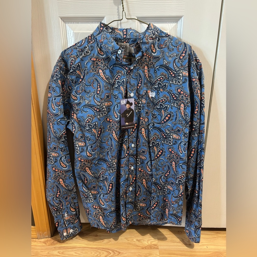 Boys Cinch Button Up Shirt - XXL (16-18)